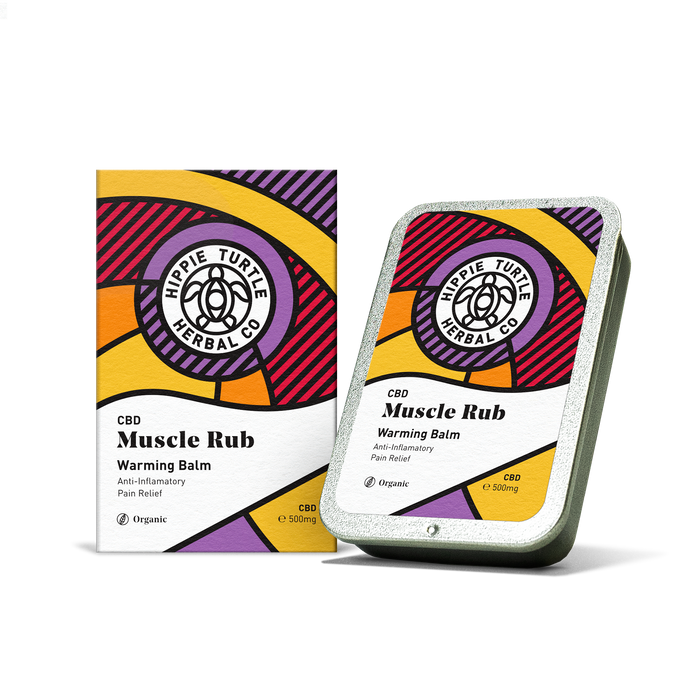 Warming CBD muscle rub balm