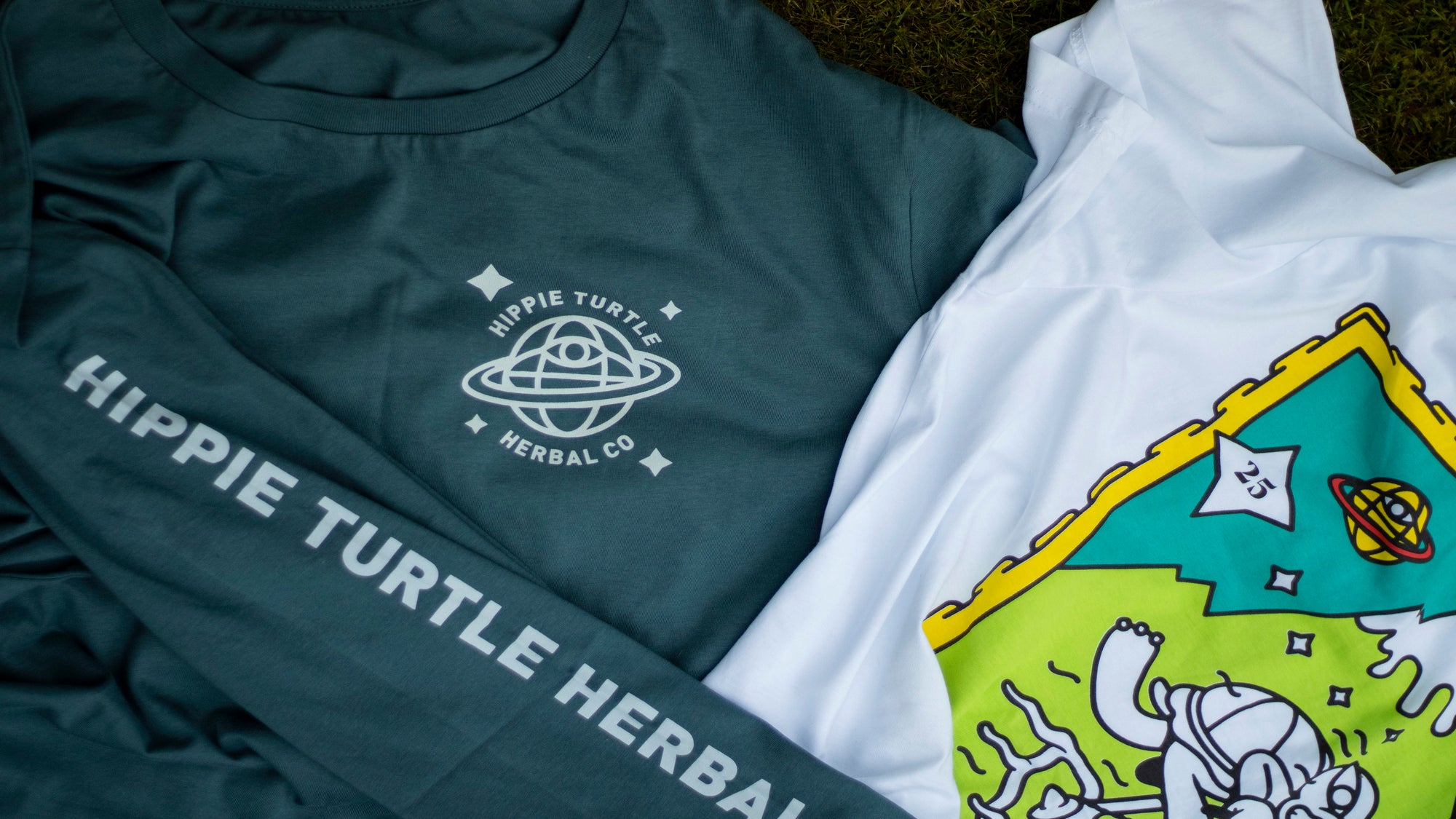 Hippie Turtle Herbal Co Organic T-shirts