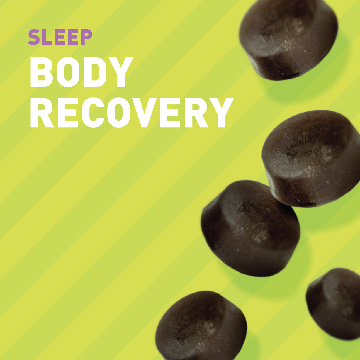 5 HTP can help regulate serotonin improving sleep mood and allowing for body recovery. With additional b vitamins, lemon balm, chamomile and zinc in delicious chewable gummy