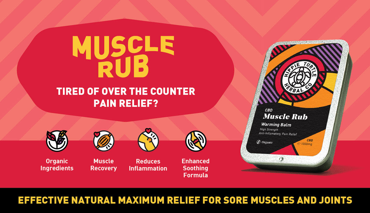 CBD muscle rubs and balms for muscle recovery and joint pain. Warming CBD balm and cooling CBD balm available in high strength for maximum pain relief